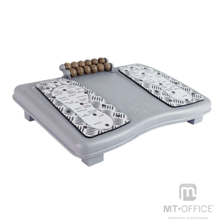 Apoio para Pés ErgoLight Ajustável – Magnético e Massageador