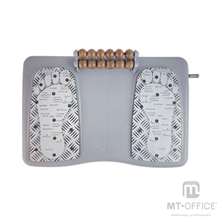 Apoio para Pés ErgoLight Ajustável – Magnético e Massageador - Imagem 2