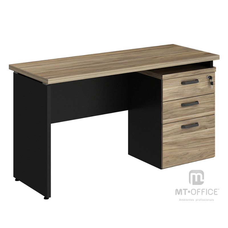 Mesa Retangular Dinâmica e Extensível 3/4 Gavetas - Yaris - Imagem 3