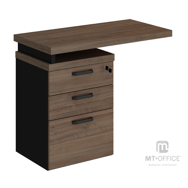 Gaveteiro Lateral com Extensão 3/4 Gavetas - Start