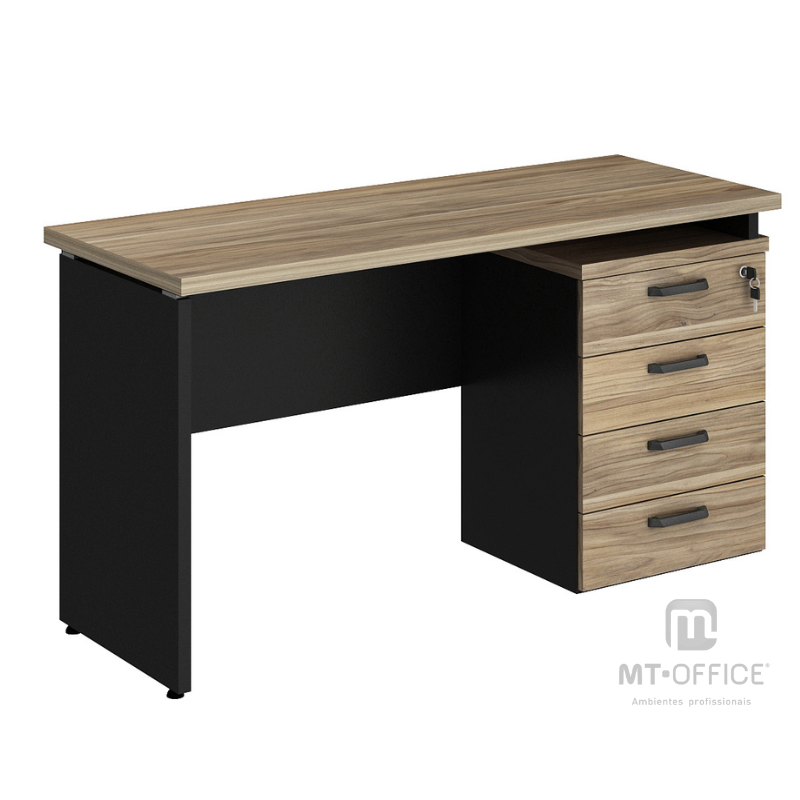 Mesa Retangular Dinâmica e Extensível 3/4 Gavetas - Yaris - Imagem 4