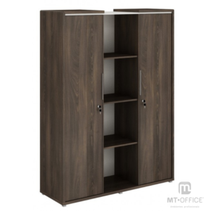 Armário Alto 2 Portas e Nichos Abertos - Edge