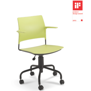 Cavaletti Go - Cadeira Giratória 34003 Basic com braços