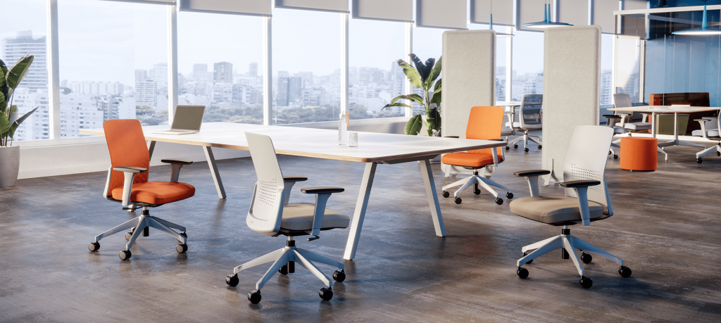 Altura da cadeira de escritório