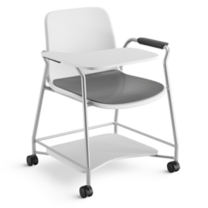 Cavaletti Match - Cadeira Palito com Rodízio com Grade e Prancheta 46156