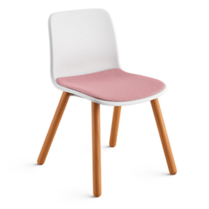 Cavaletti Match - Cadeira Fixa Pé Palito, Madeira Envernizada 46366