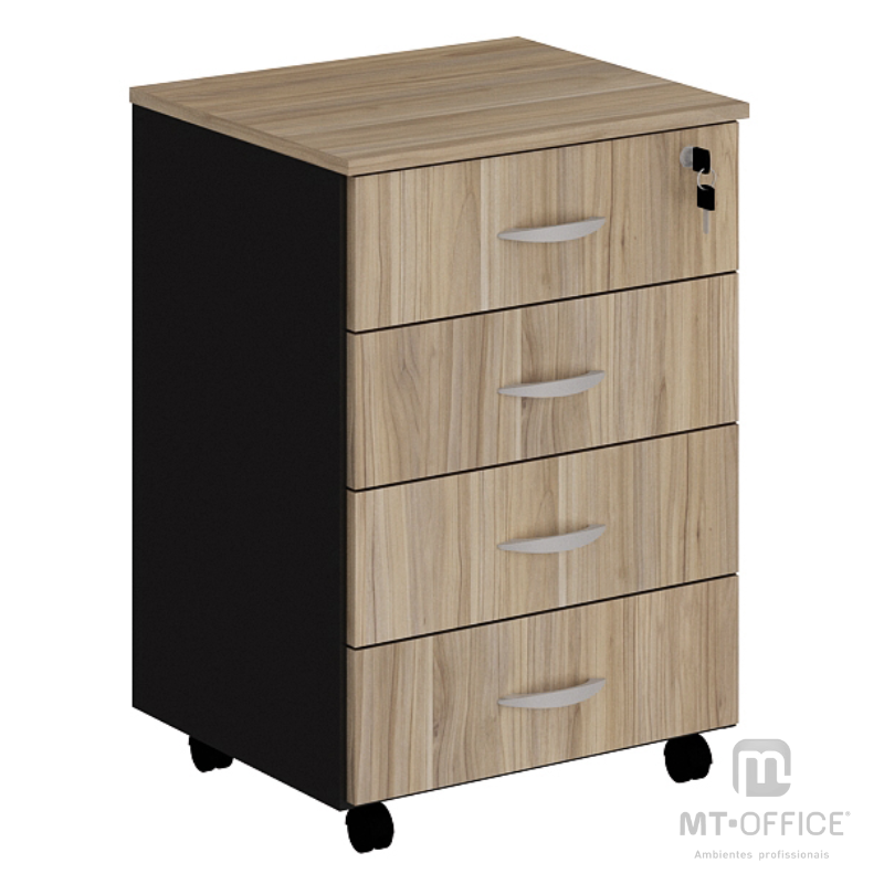 Gaveteiro Volante com 3/4 Gavetas - New City - Imagem 2