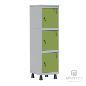 Mini Roupeiro de Aço 03 Portas