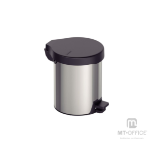 Lixeira com Pedal New Tramontina em aço inox com acabamento polido - 5 L