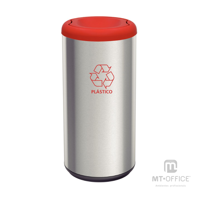 Lixeira Inox Tramontina Piemonte - 40 L - Imagem 3