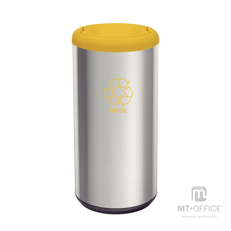 Lixeira Inox Tramontina Piemonte - 40 L - Imagem 5