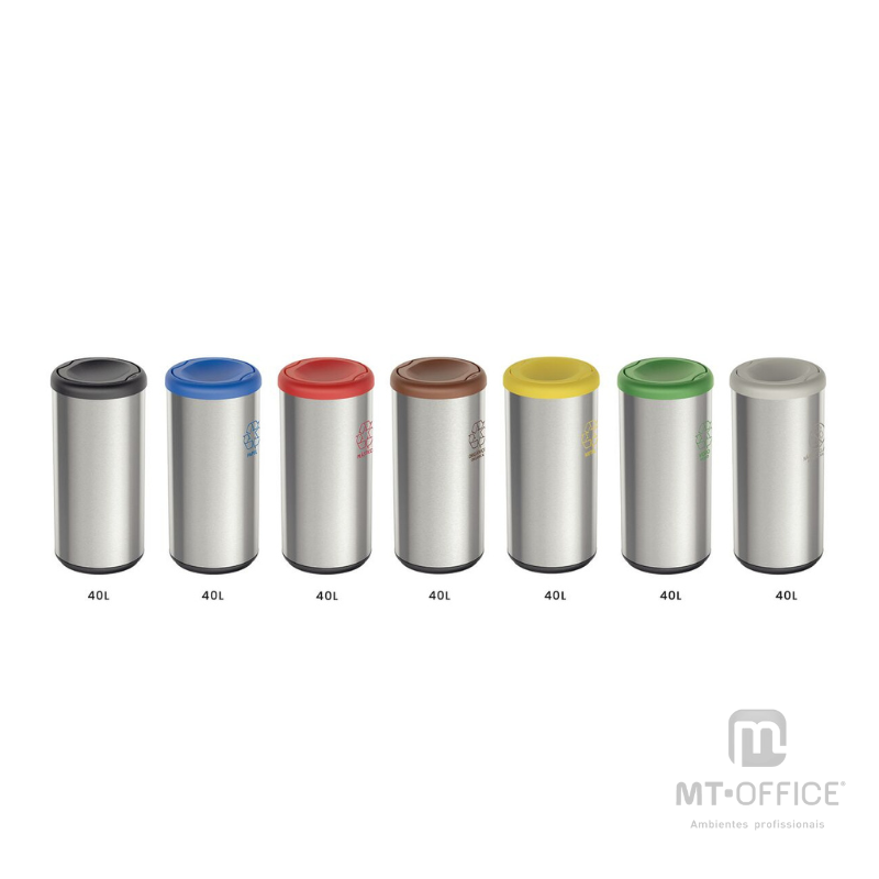 Lixeira Inox Tramontina Piemonte - 40 L - Imagem 6